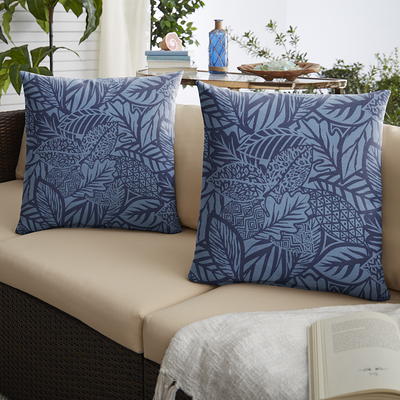 Cheetah Knife Edge Square Pillows (Set of 2) by Havenside Home - Bed Bath &  Beyond - 30768198