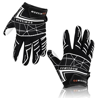 Football Gloves Youth Kids Ultra Tack Sticky Non-Slip Palm Receivers Boys  Girls