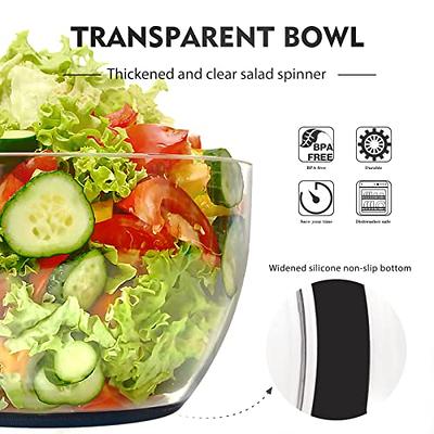 Salad Spinner with QuickChop Pull Chopper 