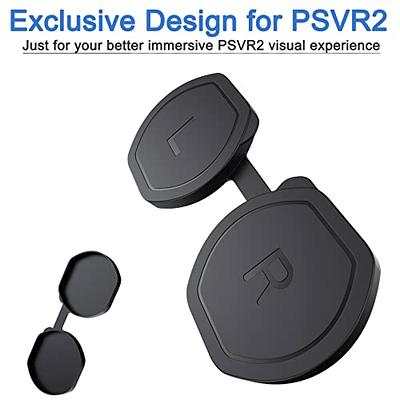  VR Protector Cover Set for PlayStation VR2, Silicone PSVR2  Headset Cover & Face Cushion Cover Pad & Lens Dust Cover & 2 Pack  Controller Thumb Grips for PS5 VR Accessories, Sweatproof