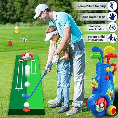 Mini Golf Game Practice Set Children Toy Sports Indoor Training