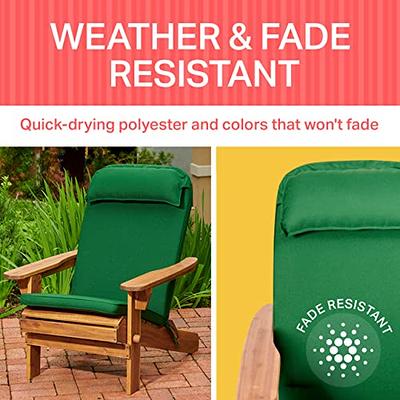 JMGBird Outdoor Chair Cushions, Pack of 2 Patio Seat/Back Cushions 19 x 19 with Ties for Patio Furniture Chairs Home Garden Decoration