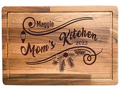 KITCHENVOY Mom Cutting Board Recipe - Birthday Presents for Mom from  Daughter, Son - Best Mother Cutting Board Gift- Mother's Day Gifts for  Mother in