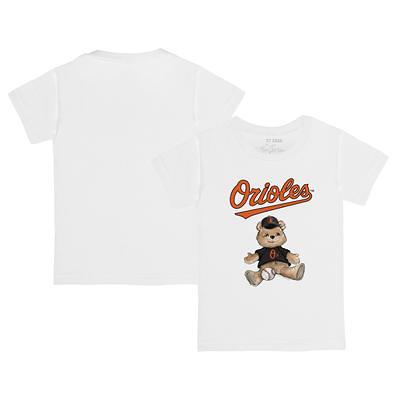 Infant Tiny Turnip White Baltimore Orioles Clemente T-Shirt