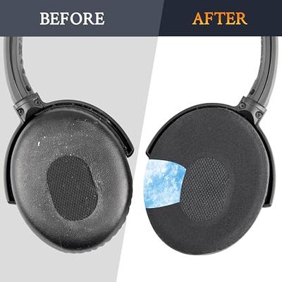  SOULWIT Earpads Replacement for Bose QuietComfort 45 (QC45)/QuietComfort  SE (QC SE)/New Quiet Comfort Wireless Over-Ear Headphones, Ear Pads  Cushions with Softer Protein Leather - Black : Electronics