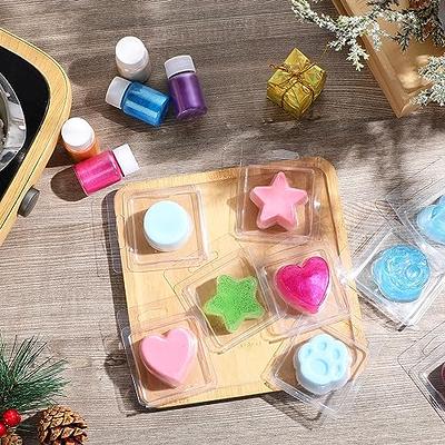 20 Packs Wax Melt Molds Plastic Wax Melt Clamshells for Wickless