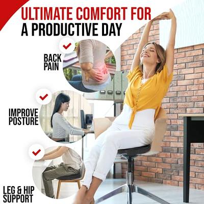 Office Chair Lumbar Support Pillow Car Computer Gaming Chair - Temu