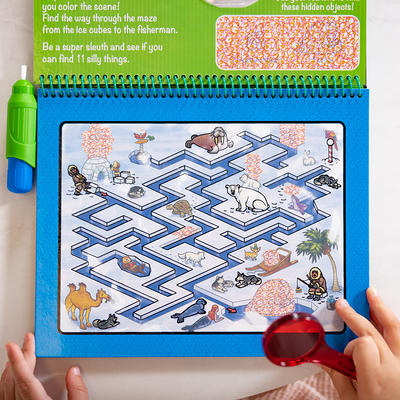 Melissa & Doug Playmats Under the Sea Take-Along Paper Coloring And  Learning Activity Pads (24 Pages) 