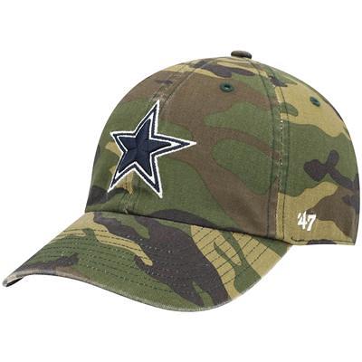 Men's '47 Cream/Navy Dallas Cowboys Sidestep Clean Up Adjustable Hat