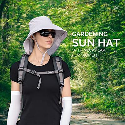 Womens Sun Hat Floppy Wide Brim Fishing Hat Summer Sun Protection