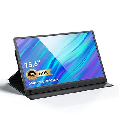 ICJ 15.6'' Portable Monitor, 1080P FHD USB-C Laptop Monitor HDMI