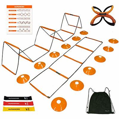  GHB Agility Ladder,Football Training Equipment Set,4