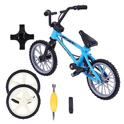  Grip and Tricks - Green Finger BMX Freestyle with 2 Extra Toy  Bike Wheels and 1 Finger Bikes Tool - Pack 1 Finger Toy for Kids 6+ Years  Old : Toys & Games