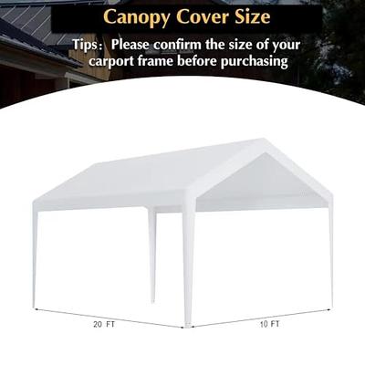 Replacement Canopy Roof Cover 10 ft x 20 ft