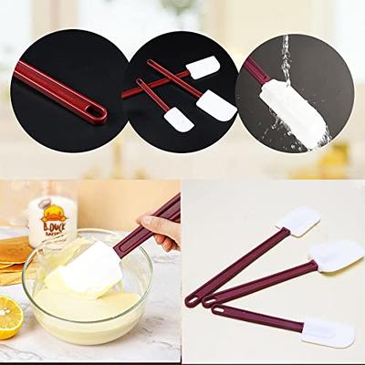 3pcs Silicone Spatula Heat Resistant Rubber Scraper for Cooking Baking - 3  Pcs - Yahoo Shopping