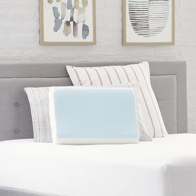 Arctic Sleep Standard Medium Gel Memory Foam Bed Pillow in the Bed Pillows  department at