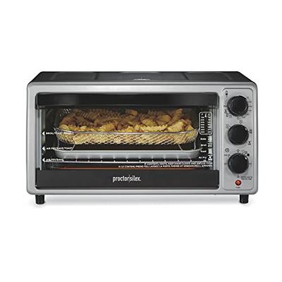 TOSHIBA AC25CEW-BS Large 6-Slice Convection Toaster Oven Countertop,  10-In-One with Toast, Pizza and Rotisserie, 1500W, Black Stainless Steel,  Includes 6 Accessories - Yahoo Shopping