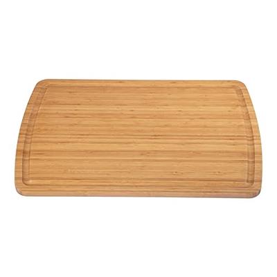 Extra Large Bamboo Wood Cutting Board, 30 x 20 inch Kitchen Wooden Chopping Board with Juice Groove, Reversible Butcher Block Cutting Board for Meat