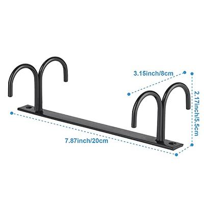 Cup Hooks | chunky iron | Under Shelf hanging | Black hooks | Mug hook |  Gift