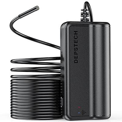 DEPSTECH Wireless Endoscope Camera with Light, Waterproof WiFi Borescope  Inspection Camera, Snake Camera with Light, 11.5 FT Semi-Rigid Cable for  Android and iOS Smartphone, iPhone, iPad 