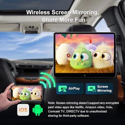 14 inch New 4K Android 10.0 Portable Car TV Headrest Monitor Tablet for  back seat, Support Phone Wireless mirroring Touch Screen,with