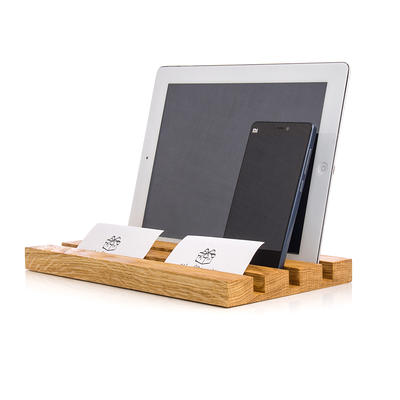 Desk Organizer Catchall Tray iPad and iPhone Stand Kitchen Tablet