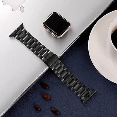 Luxury Titanium Color Strap for Apple Watch Ultra 2 Band 49mm 45mm 44mm  42mm Metal Stainless Steel Bracelet Iwatch 9 8 7 6 5 SE