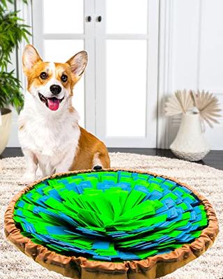 Murve Snuffle Mat for Dogs Large Size 28.7 X 28.7 in. Tire Your Dogs Out  Activity Mat for Boredom and Stimulation Play Mat Higher Entertainment  Value
