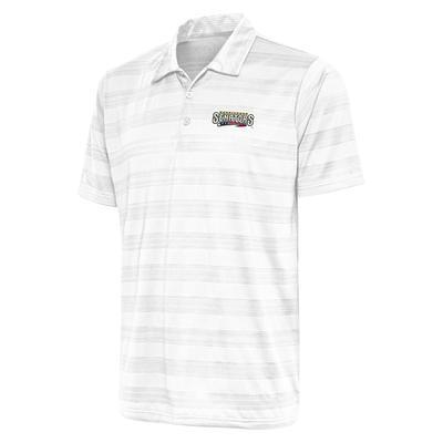 San Francisco 49ers Antigua Groove Polo - White/Black