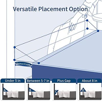 OVARIA Bed Bridge, Split Bed Connector, Mattress Gap Filler, Mattress  Connector with Strap, Bed Gap Filler, Make Twin Beds Into King, for Guests  Stayovers (Color : White, Size : 7.5ft*1.6ft) - Yahoo Shopping