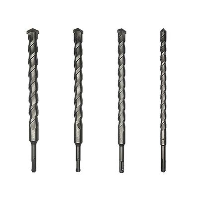 SDS Plus Rotary Hammer Drill Bits with Carbide-Tip for Bricks, Blocks