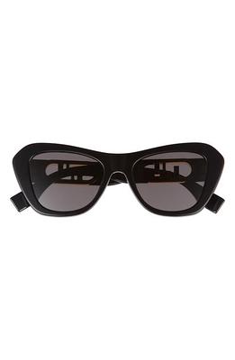 FENDI Women's Lettering 55mm Geometric Cat Eye Sunglasses