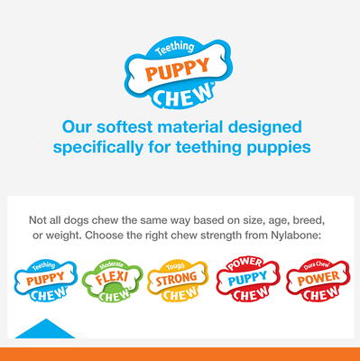 Hurray 3 Pack Puppy Chew Toys for Teething Puppies, Puppy Teething