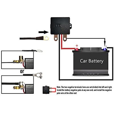 Remote Battery Isolator Switch, Dc12v 120a/200a Anti-theft Upgrade