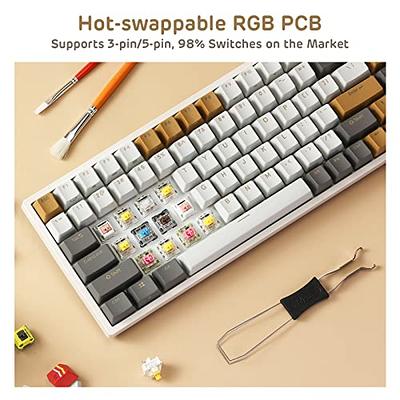 RK ROYAL KLUDGE RK61 Wireless 60% BT5.0/2.4G/USB-C Mechanical Keyboard