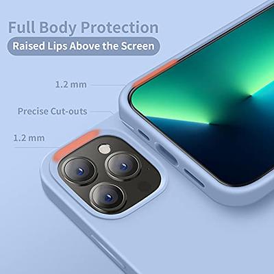 Cordking Designed for iPhone 13 Pro Case, Silicone Ultra Slim Shockproof  Protective Phone Case with [Soft Anti-Scratch Microfiber Lining], 6.1 inch