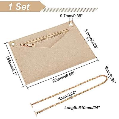  From HER Purse Organizer Insert Conversion Kit with Gold Chains  Felt Handbag LV Kirigami Set of 3 : Clothing, Shoes & Jewelry