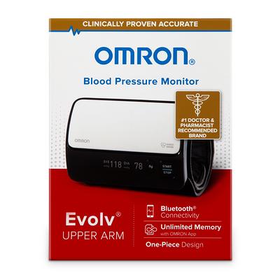 OMRON Evolv Wireless Blood Pressure Monitor (BP7000), Upper Arm Cuff,  Digital Bluetooth Blood Pressure Machine, Portable One-Piece Design 
