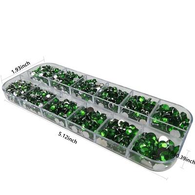 TWINKLING 3610 Pieces 5 Sizes Flatback Rhinestones, Art Rhinestones, Nail  Gems, Crystal Rhinestones for Crafts, Nail Art, Jewelry Making with Tweezers  and Picking Pen (Grass Green) - Yahoo Shopping