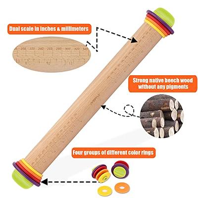  Remeel Rolling Pin Dough Roller for Baking with Thickened Non  Stick Silicone Metal Handle Rolling Pin Stainless steel Fondant Roller Pin  Cookie Pastry Kitchen Accessories 13.8 X 1.5 Inches: Home 