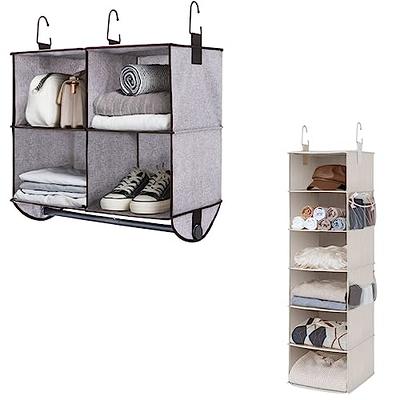  StorageWorks Hanging Closet Organizer, 3-Shelf Hanging