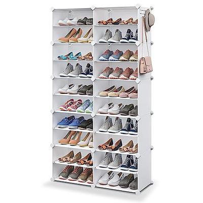 Bumusty Expandable 2 Tier Shoe Organizer Rack, Shoe Rack for Closet Dorm,  Closet Shoe Rack Storage, Small Shoe Rack for Entryway Small Space Floor  Door, Black - Yahoo Shopping