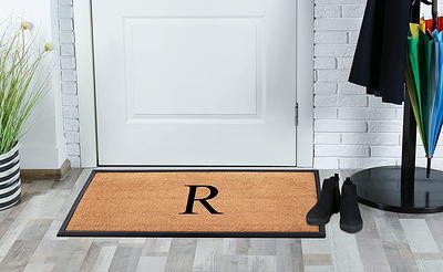 A1hc Welcome Markham Border Double Extra Large 30 in. x 48 in. Coir Door Mat