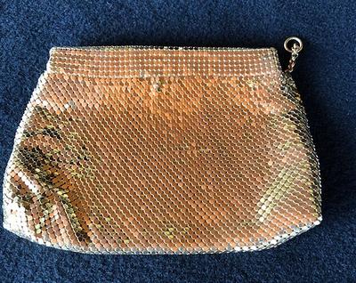 Never Used 1960s Vintage Authentic Whiting & Davis Gold Metal Mesh Clutch  Handbag - Another Time Vintage Apparel And Other Fine Delights