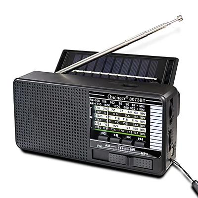 Radio Recargable - Panel solar, Power Bank, Radio FM, AM, SW