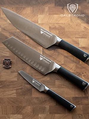 Dalstrong Santoku Knife - 7 inch - Vanquish Series - Forged High Carbon German Steel - Pom Handle - Razor Sharp Kitchen Knife - Asian Vegetable