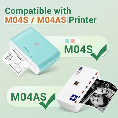 Adhesive Thermal Sticker Paper for Phomemo M02 Series Bluetooth Pocket  Printer