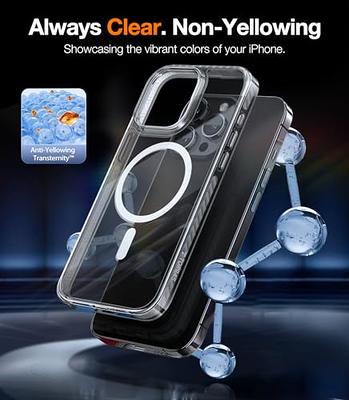 Mkeke for iPhone 15 Case Clear, [Not Yellowing] [Military Grade Protection]  Slim Shockproof Phone Cases for iPhone 15 2023