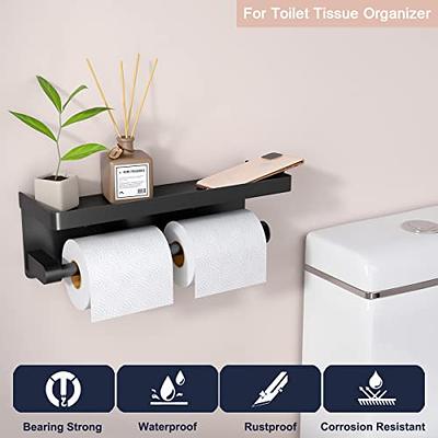 Paper Towel Holder Countertop, OBODING, Black Kitchen Paper Towel Holder Stand for Kitchen and Bathroom Organization, Stainless Steel Paper Towel