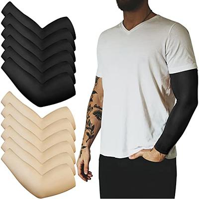 uxcell Elastic Cotton Basketball Sports Arm Sleeves Sun Cover Sprain  Protection